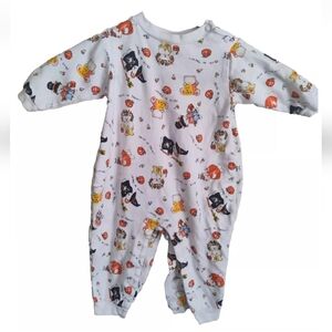 Vintage Baby Beginnings Trick Or Treat Bodysuit Size 6-9 Month Cotton Ha…
